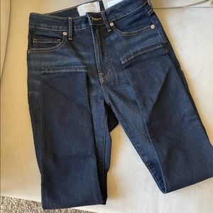 NEW WITH TAGS Everlane curvy high rise skinny jeans - dark wash size 25 ankle